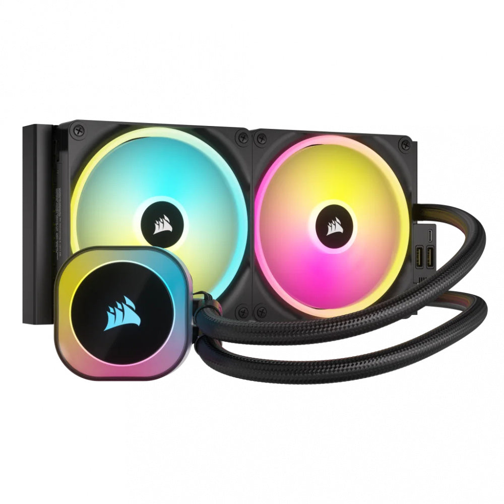 DISIPADOR CON ENFRIAMIENTO LIQUIDO CORSAIR ICUE LINK H115I / 280 MM/ S-1700 1200/ AM5 AM4/ RGB DISIPADOR CON ENFRIAMIENTO LIQUIDO CORSAIR ICUE LINK H115I / 280 MM/ S-1700 1200/ AM5 AM4/ RGB